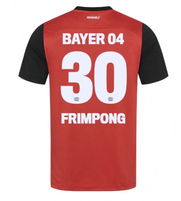 Bayer Leverkusen Jeremie Frimpong #30 Primera Equipación 2024-25 Manga Corta